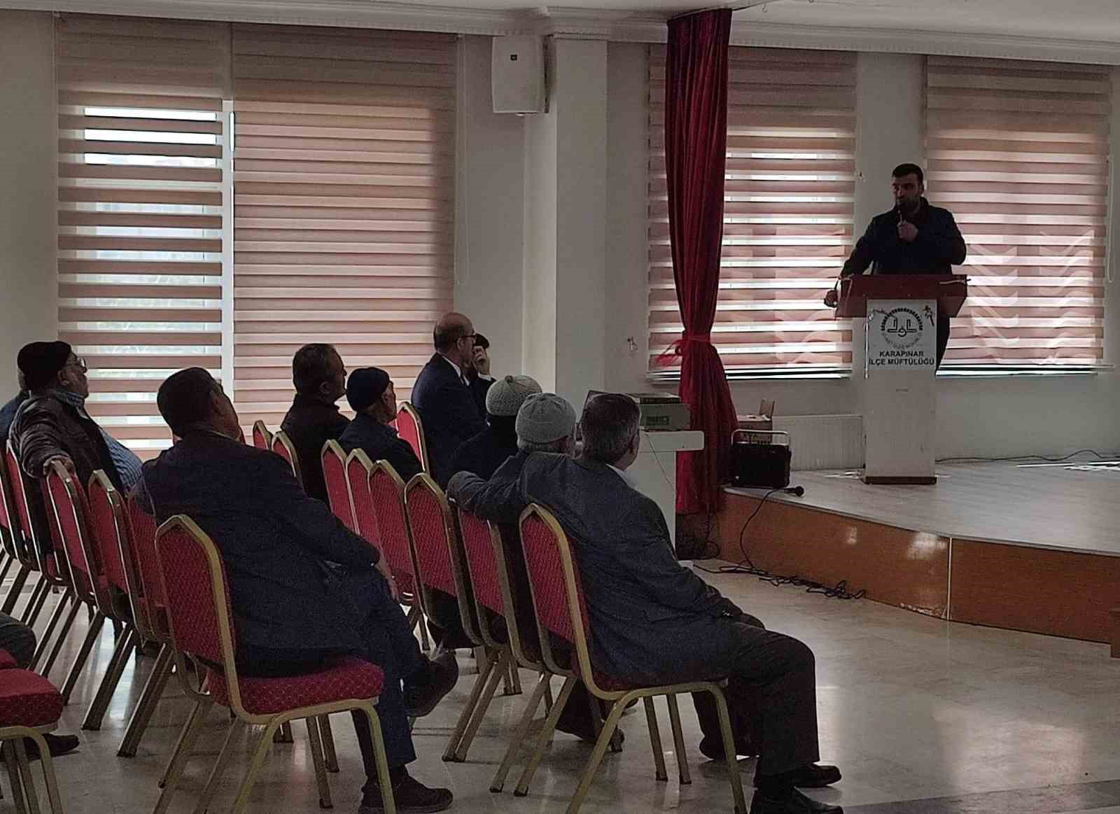 Karapınar’da hacı adaylarına sağlık semineri
