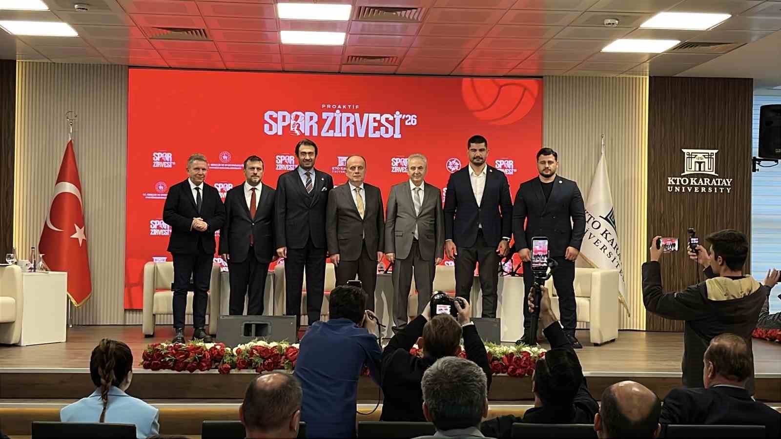 KTO Karatay Üniversitesinde Proaktif Spor Zirvesi başladı
