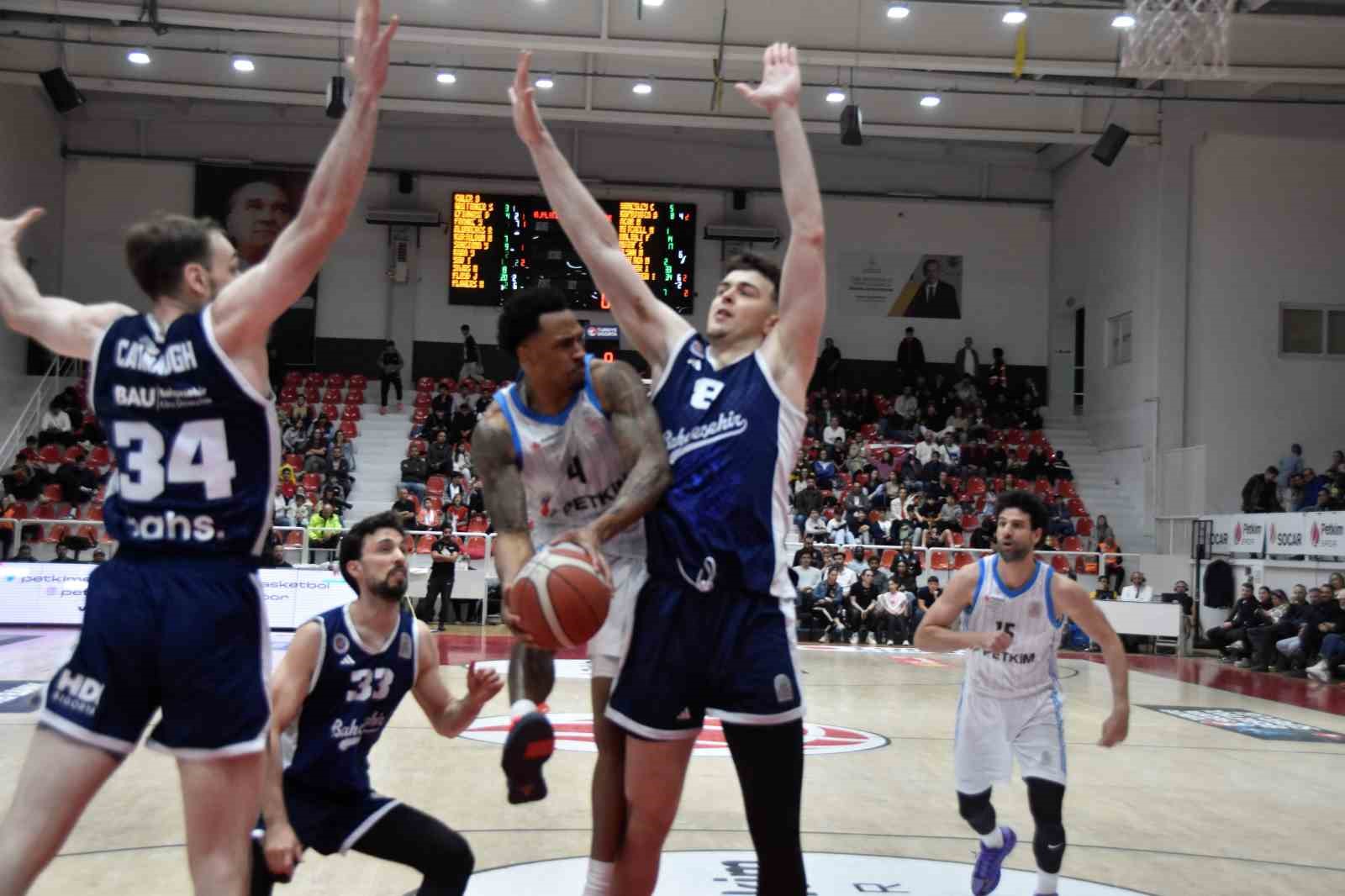 Basketbol Süper Ligi: Aliağa Petkimspor: 76 - Bahçeşehir Koleji: 95

