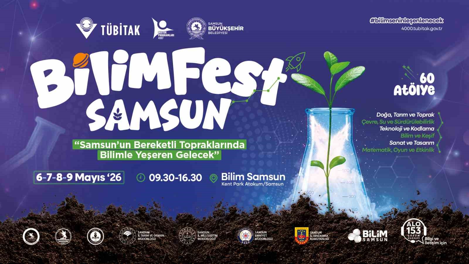 BİLİMFEST ziyaretçilerine kapılarını açıyor
