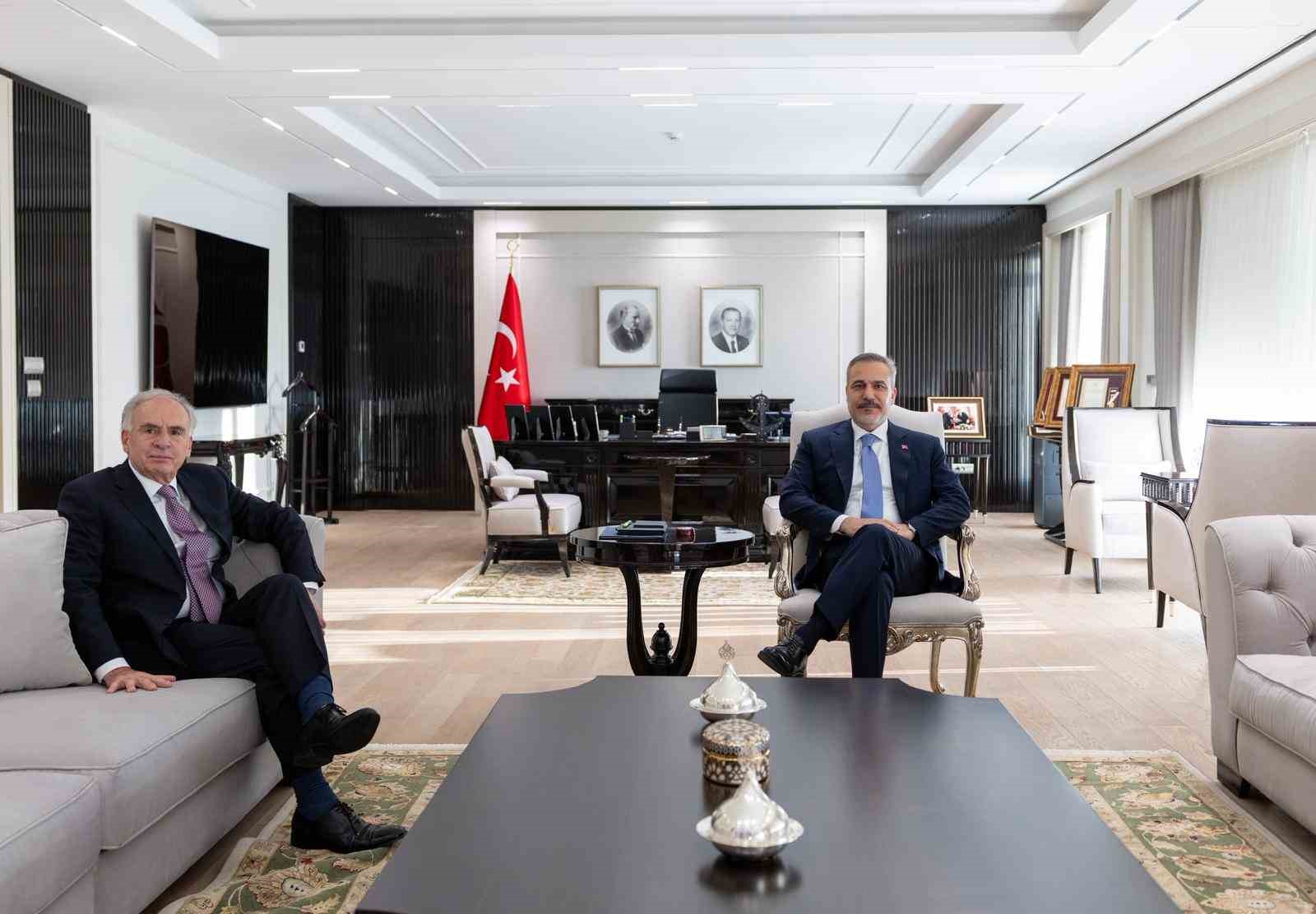 Bakan Fidan, BM Genel Sekreterinin Ortadoğu’daki Çatışma ve Sonuçları Konusunda Şahsi Temsilcisi Arnault’u kabul etti
