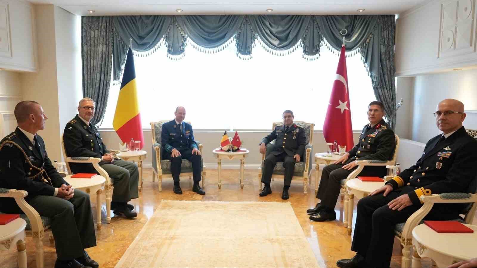 Genelkurmay Başkanı Bayraktaroğlu, Belçikalı mevkidaşı ile görüştü
