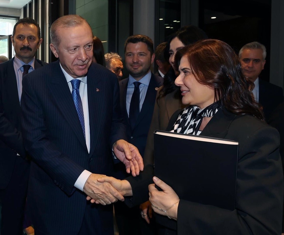 Çerçioğlu projelerini Cumhurbaşkanı Erdoğan’a sundu
