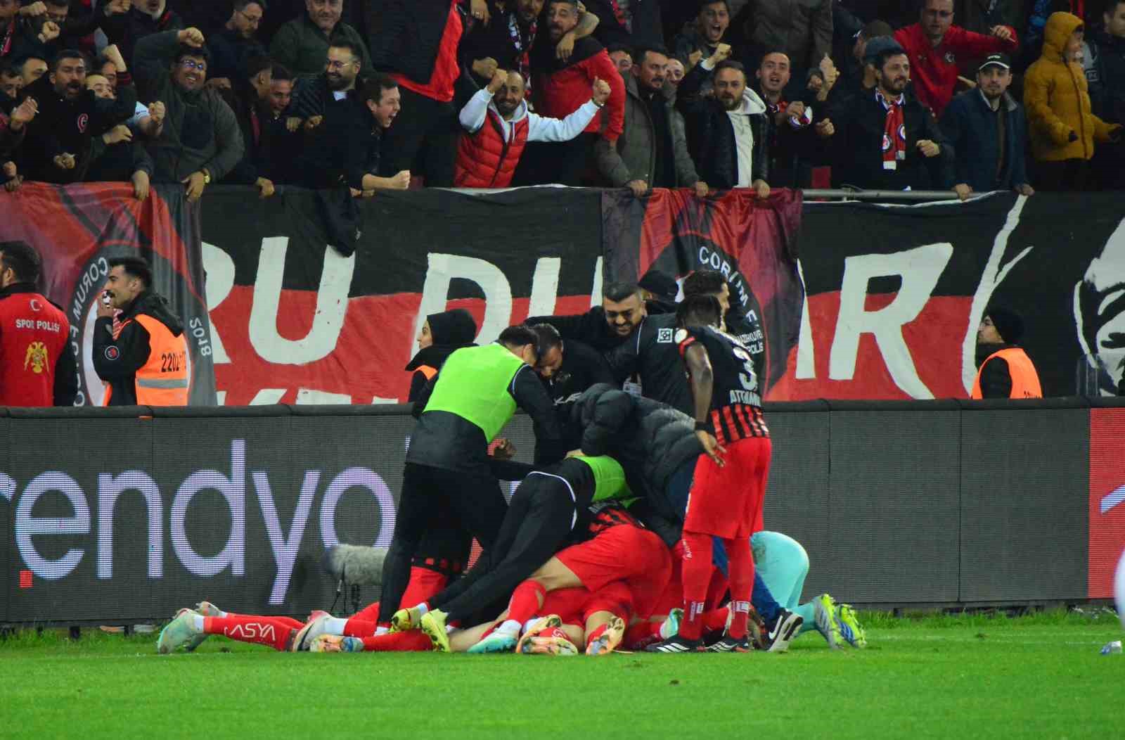 Trendyol 1. Lig: Çorum FK: 2 - Bodrum FK: 0
