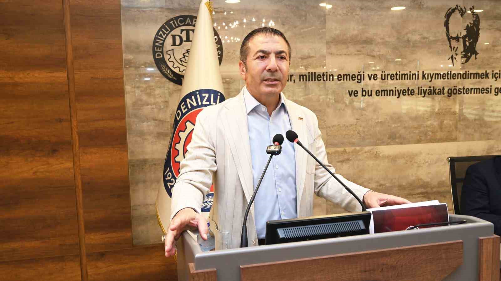 DTO Başkanı Erdoğan; "Denizli, ihracatta güçlü bir ivme yakaladı"
