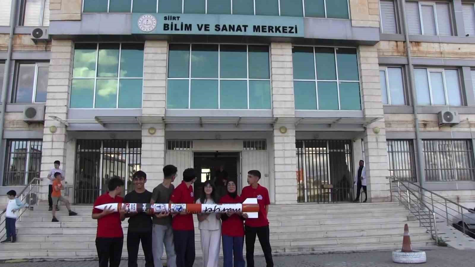 Siirt’te Marifet Roket Takımı bu yıl TEKNOFEST’te birincilik için yarışacak
