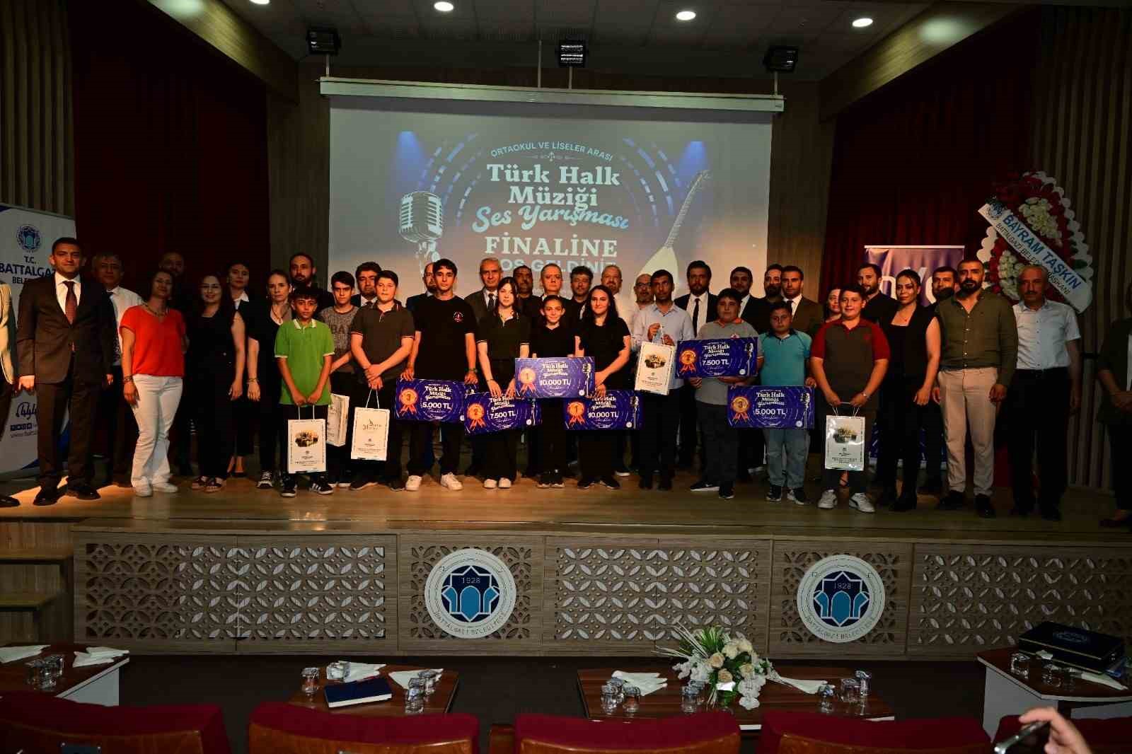 Battalgazi’de Türk Halk Müziği Yarışması’nın kazananları belli oldu

