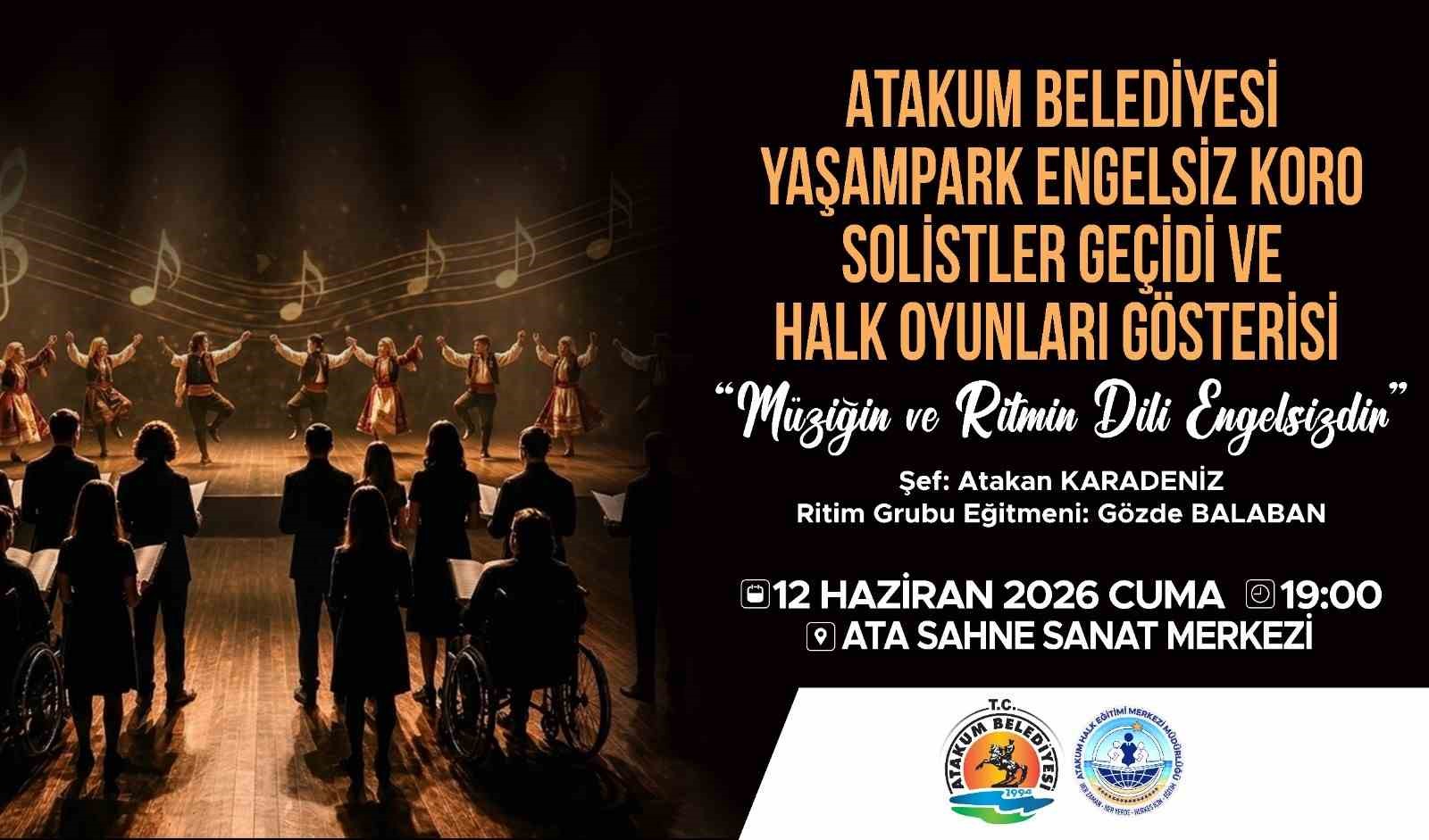Atakum’da ‘Müziğin ve Ritmin Dili Engelsizdir’ programı
