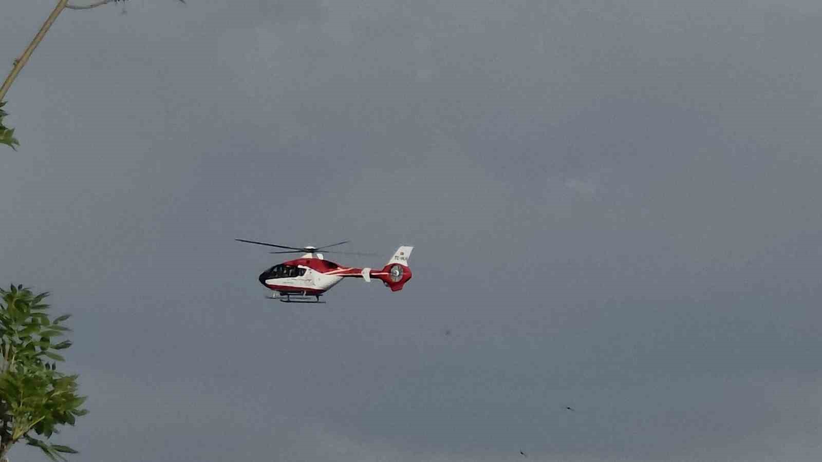 Van’da 57 yaşındaki hasta için helikopter ambulans havalandı
