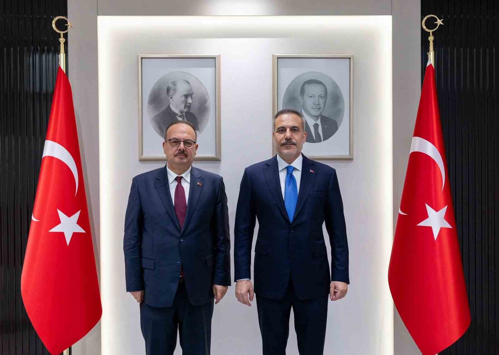 Bakan Fidan, Ankara Valisi Canbolat’ı kabul etti
