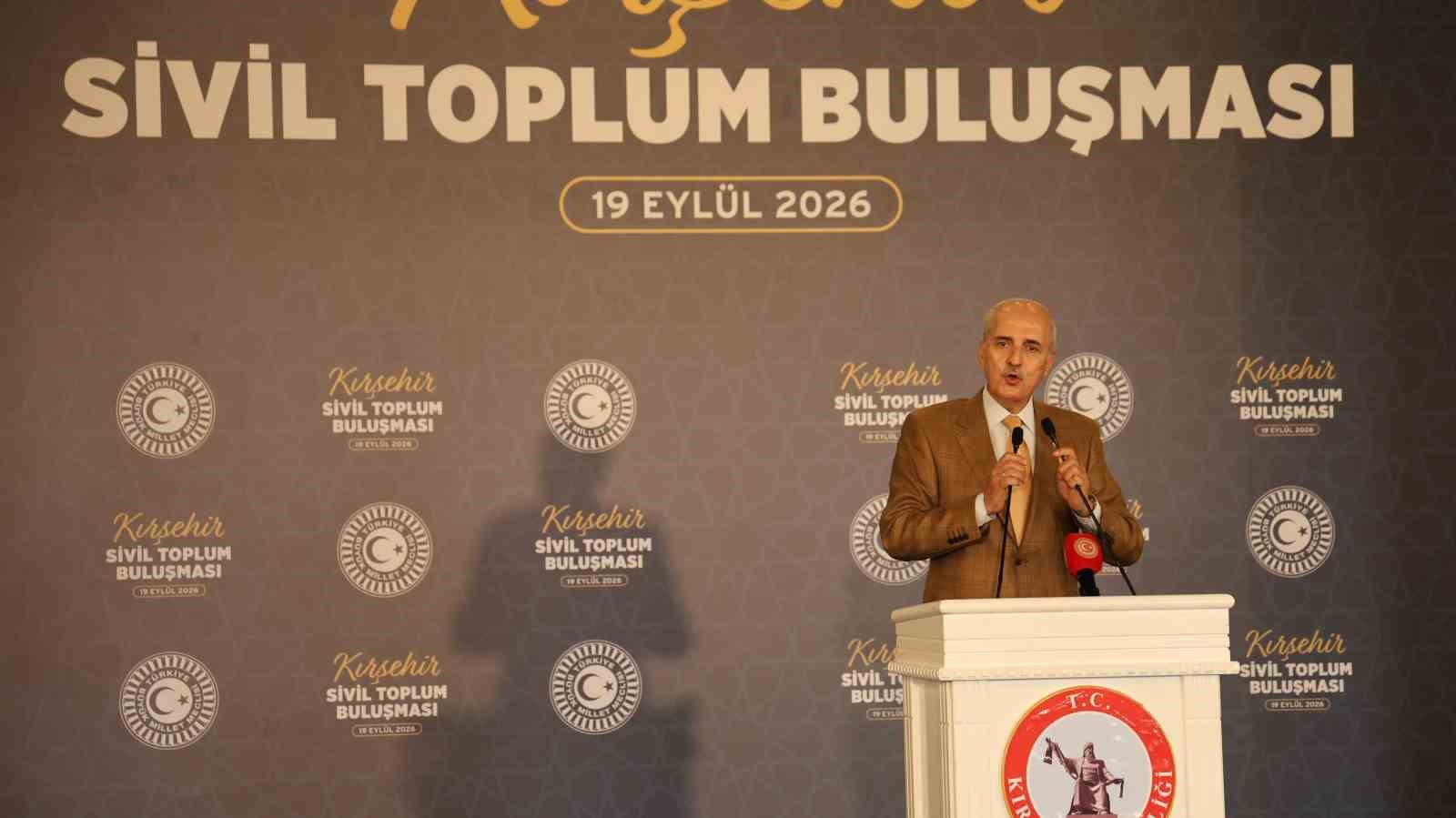 TBMM Başkanı Kurtulmuş: "Türkiye artık dönüşü olmayan barış, kardeşlik ve esenlik yoluna girmiştir"
