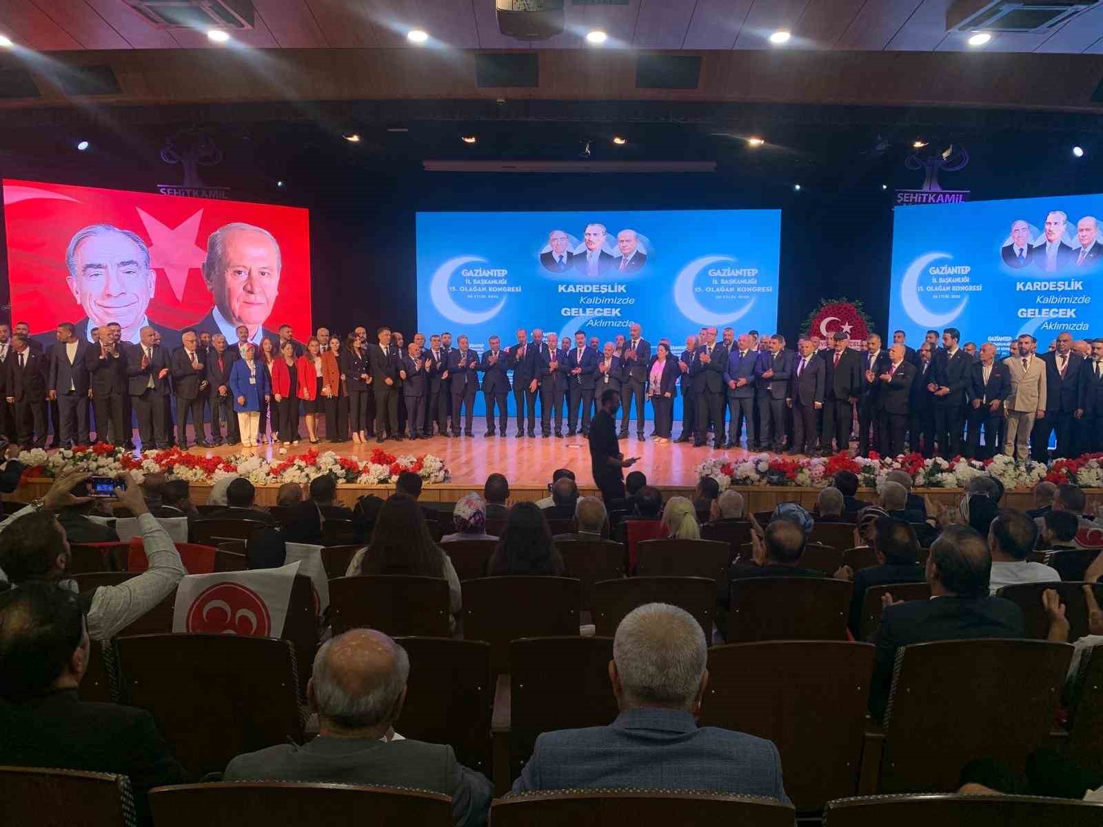 MHP Gaziantep İl Kongresi yapıldı: Mehmet Sait Kılıç başkan seçildi
