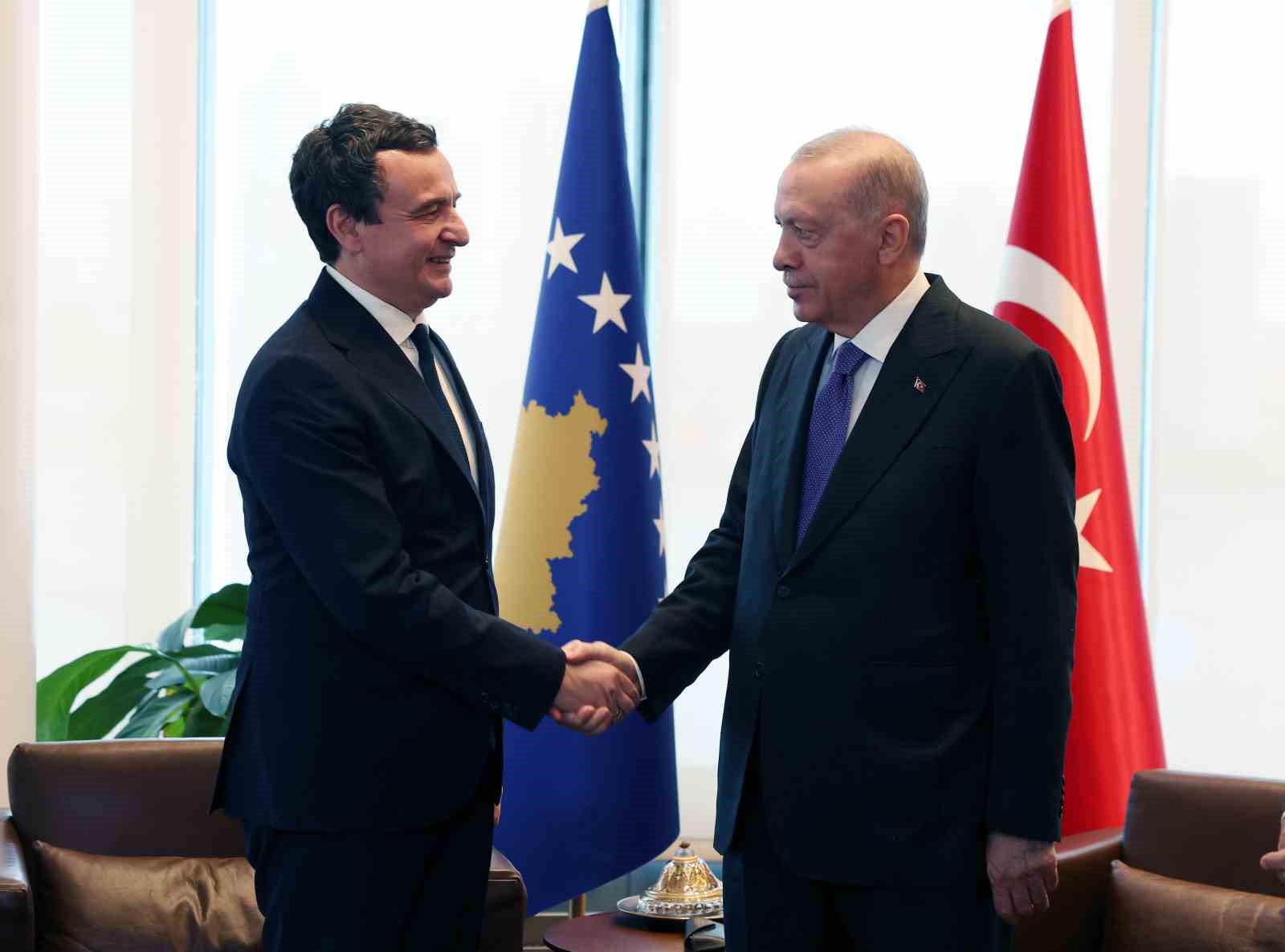 Cumhurbaşkanı Erdoğan, Kosova Başbakanı Kurti ile görüştü
