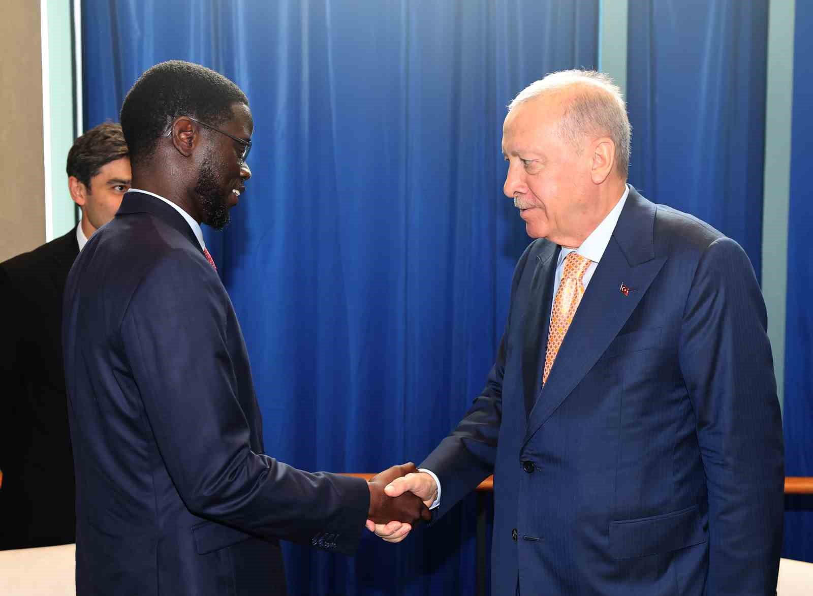 Cumhurbaşkanı Erdoğan, Senegal Devlet Başkanı Faye ile görüştü
