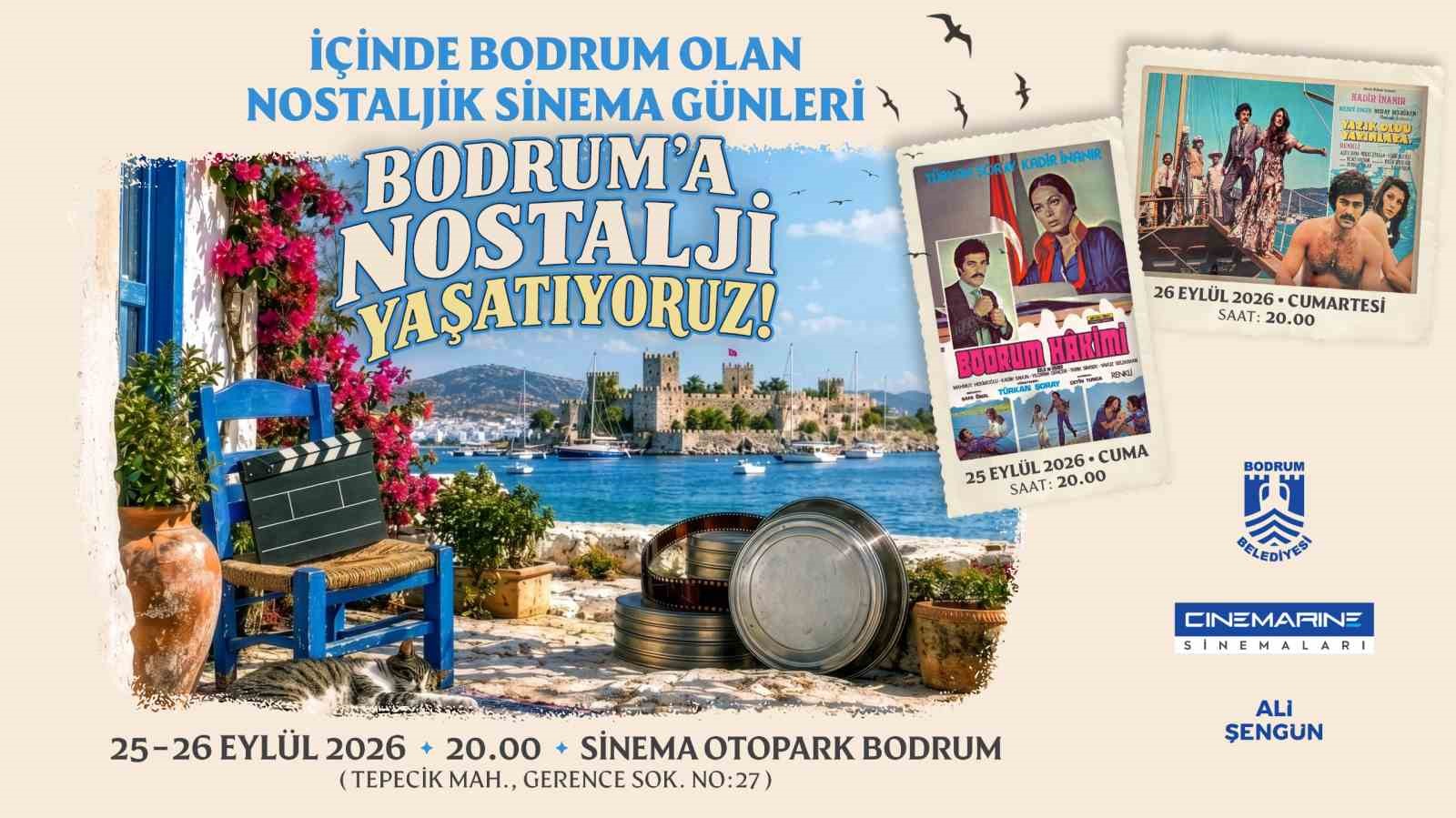 Bodrum’da Nostaljik Sinema Günleri düzenleniyor
