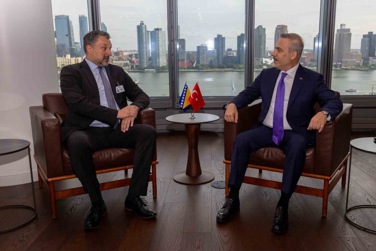 Bakan Fidan, Bosna Hersek Dışişleri Bakanı Konakovic ile bir araya geldi
