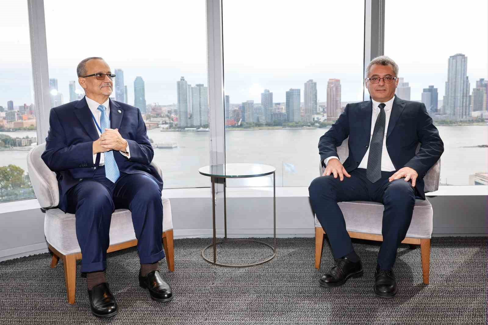 KKTC Cumhurbaşkanı Erhürman, İİT Genel Sekreteri Ahmed ile görüştü
