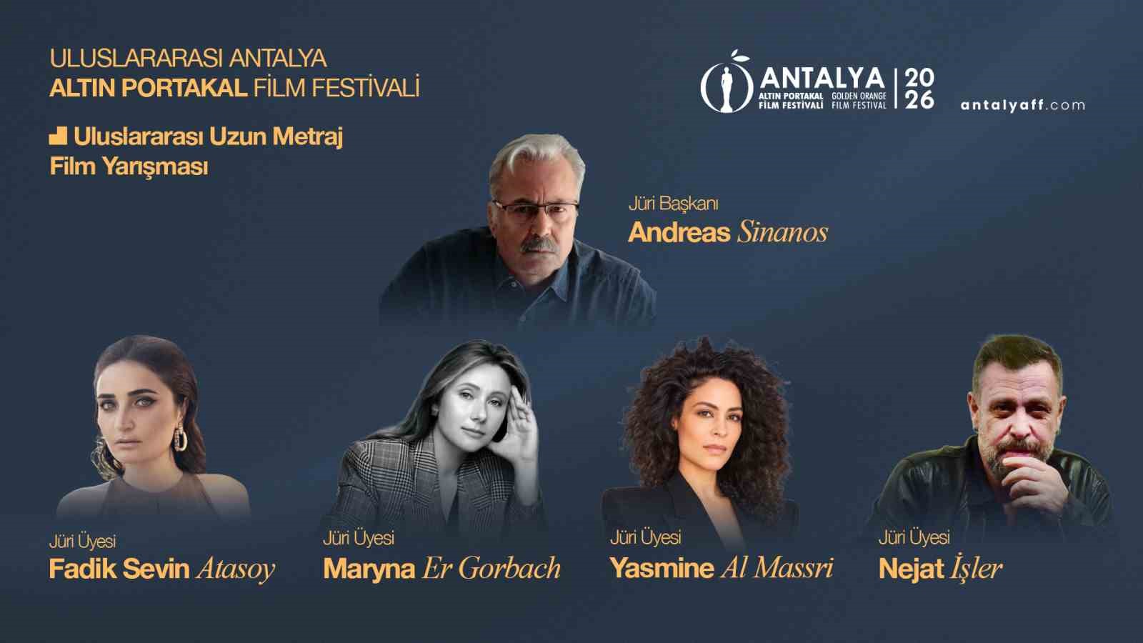 Altın Portakal’ın "Uluslararası Uzun Metraj Film Yarışması"nda jüri üyeleri belli oldu

