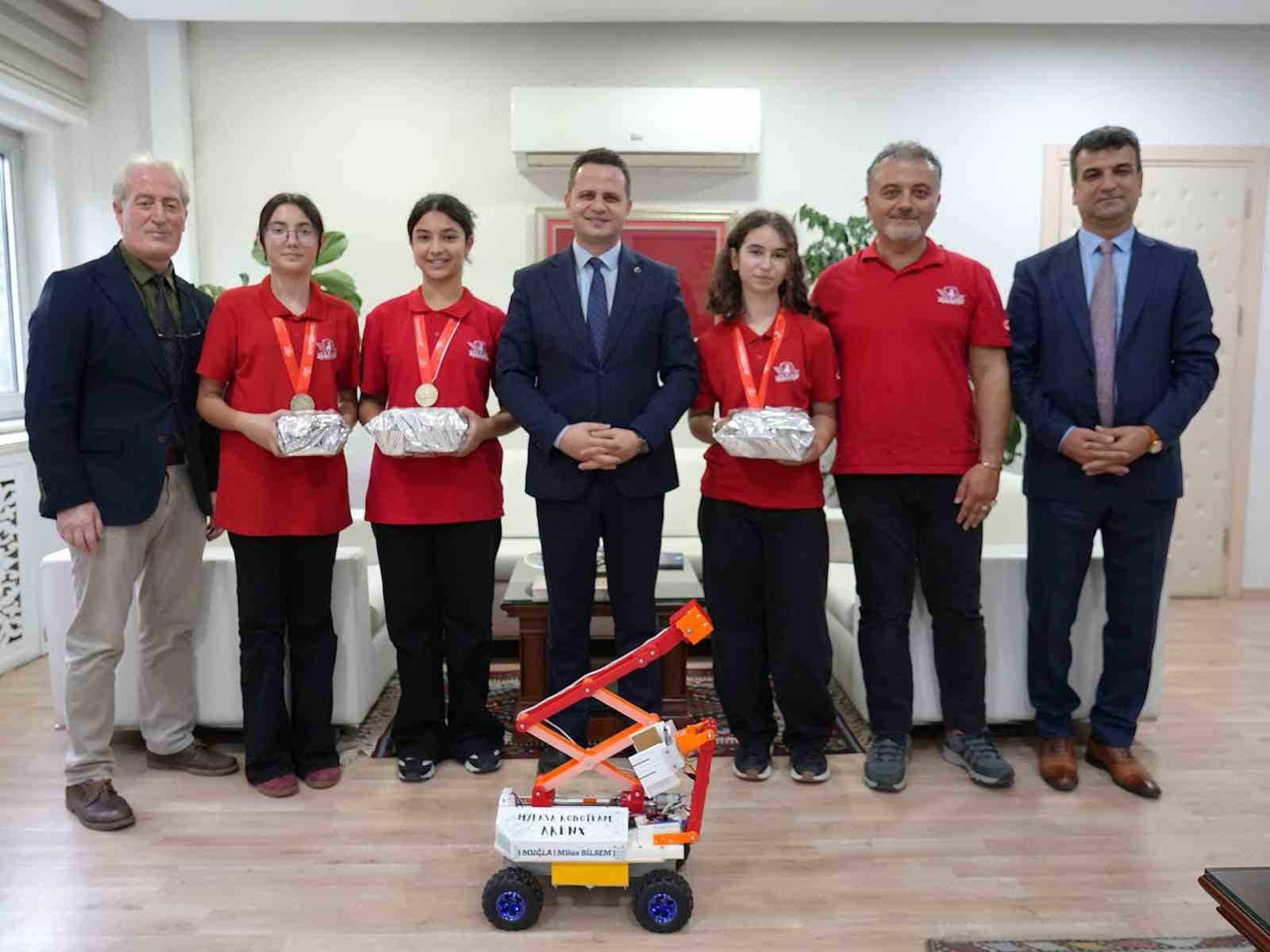 Muğla’nın robot şampiyonları gururlandırdı

